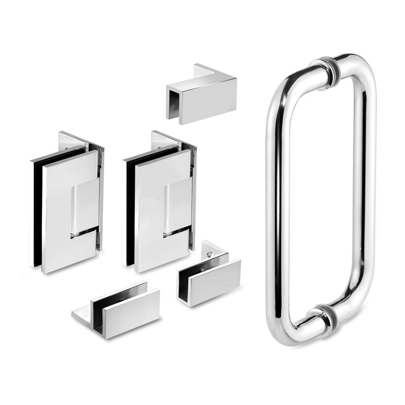 Waterfall Bath Enclosures 51.75'' W x 76'' H Pivot Frameless Shower